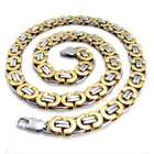Bling Jewelry 4.5mm Men Stainless Steel Figaro Chain Necklace 24in