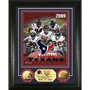   Houston Texans Team Force 24KT Gold Coin Photo Mint