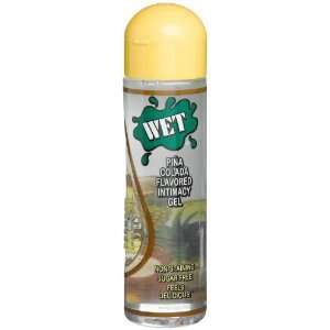 Wet Pina Colada Flavored Intimacy Gel, 3.5 Ounce Bottle 