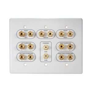  White Home Theater Wall Plate Electronics