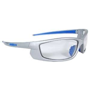  Radians Voltage Silver Frame Safety Glasses Clear Lens