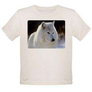 Artsmith Inc Organic Toddler T Shirt Arctic White Wolf 