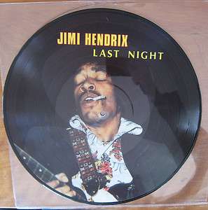Jimi Hendrix  Last Night LP Picture Disc ~German~  