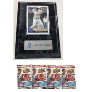  MLB Card Plaques   Kansas City Royals  Mark Teahen with 