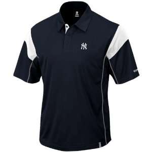  Reebok New York Yankees Navy Blue Victory Polo Sports 