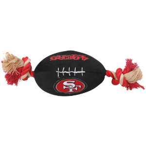   San Francisco 49ers Pet Football Rope Toy, 6 Inch long