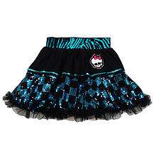 Monster High Petti Skirt   Blue Sequin   Xcessory International 