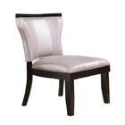 Linon Home Decor Products Accent Slipper Chair Black and White Zebra 
