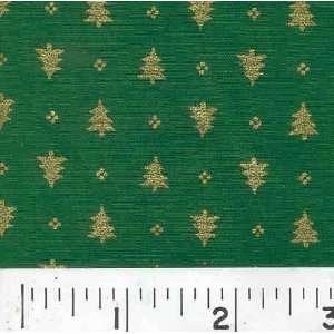  45 Wide GOLDEN TREES Fabric By The Yard Arts, Crafts 