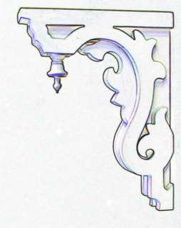 CORBEL Porch Bracket 2 1/2 inch thick Corbels  