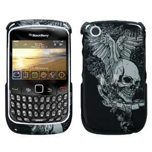 Skull Wing Tattoo Design BlackBerry Curve 8520 Premium Phone Protector 