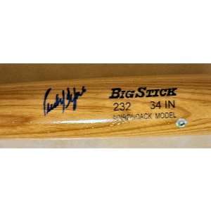 All Star Lineup New York Mets Carlos Delgado Autographed Big Stick Bat 