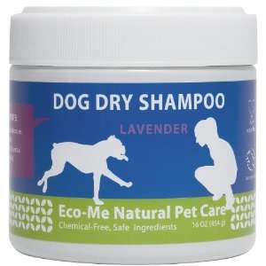  Eco Me Natural Pet Care Lavender Dog Dry Shampoo 16 oz 