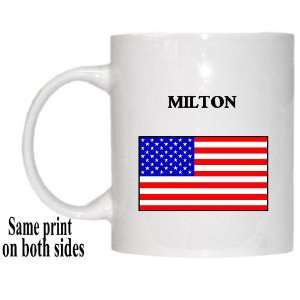  US Flag   Milton, Massachusetts (MA) Mug 
