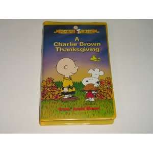   Classic  A Charlie Brown Thanksgiving (Vhs Tape) 