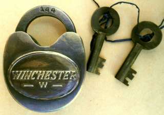 Old West Winchester rifle gun Solid Brass Lock+keys #K271W  