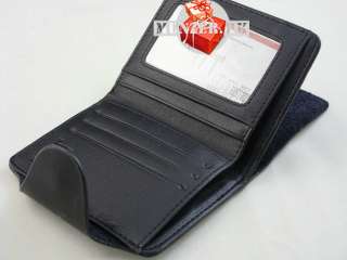   Leather Wallet Pockets Card Clutch Cente Bifold Purse D526 71  