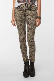 UrbanOutfitters  BDG Printed Cigarette High Rise Jean