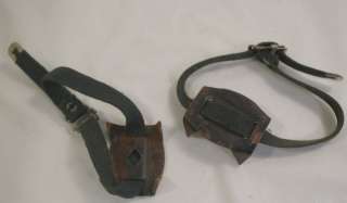 Antique VTG Strap on Metal Ice Cleats for Shoes Boots Adjustable 