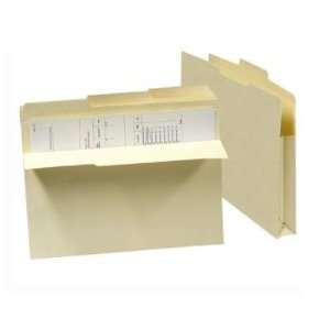  File Jackets with 1 1/2 Expansion, Letter, 11 Pt. Manila 