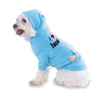  I Love/Heart Jacob Hooded (Hoody) T Shirt with pocket for your 