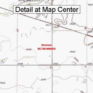  USGS Topographic Quadrangle Map   Denman, Nebraska (Folded 