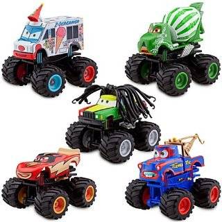 Disney / Pixar Cars Exclusive Monster Truck Mater Plastic Figurine Set 