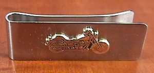 Sterling Silver 925 Harley Motorcycle MONEY CLIP  