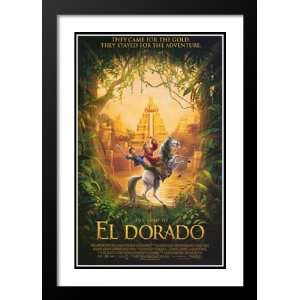  Road to El Dorado 20x26 Framed and Double Matted Movie 