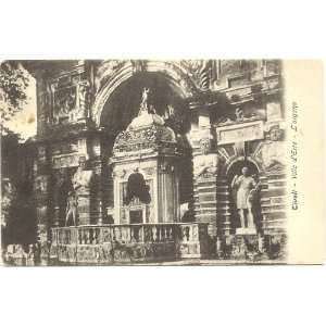   Postcard The Organ at the Villa dEste Tivoli Italy 