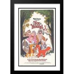  The Fox and the Hound 32x45 Framed and Double Matted Movie 