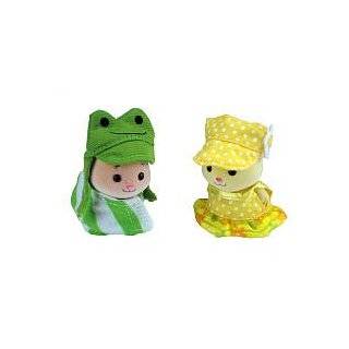 Zhu Zhu Babies Adorable Baby Outfits 2Pack Frog Yellow Polka Dots