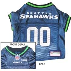 NEW SEATTLE SEAHAWKS PET DOG NFL FOOTBALL JERSEY ALL SIZES  