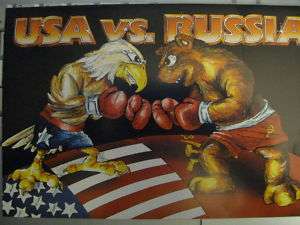vs. RUSSIA OLYMPIC BOXING SANDS A.C. 8 BOUTS 80S  