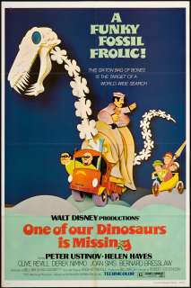 One of Our Dinosaurs Is Missing 1975 Original U.S. One Sheet Movie 