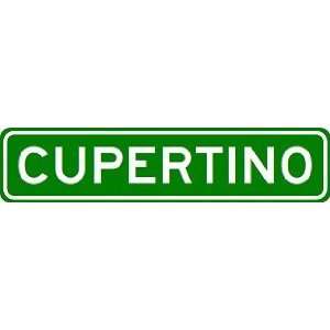  CUPERTINO City Limit Sign   High Quality Aluminum Sports 