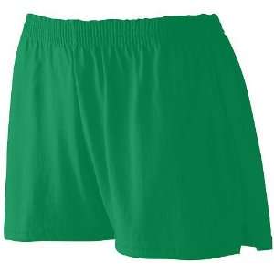 Augusta Sportswear Ladies Jr Fit Jersey Shorts KELLY GREEN WS