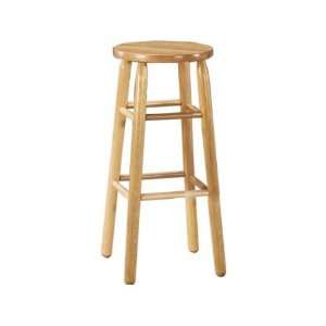 Wood Stool in Natural 
