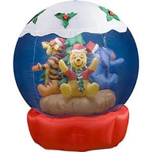  6 Airblown Inflatable Disney Pooh & Friends Animated Christmas 