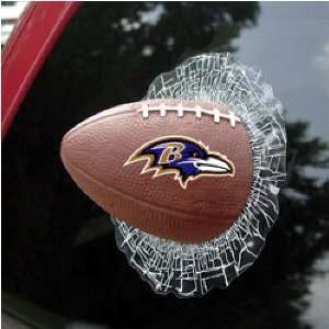  Baltimore Ravens NFL Shatter Ball Window Decal