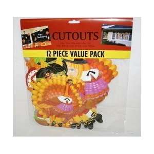    Party Supplies cutout valu pak happy thanksgiving Toys & Games