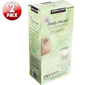 Kirkland Daily Facial Cleansing Towelettes Wipes 300 Ct  