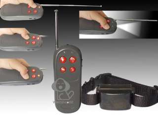 4in1 Remote Bark Stop Dog Pet Training Collar Trainer  