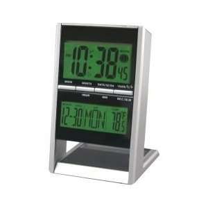  EM204    Solar Executive Clock with Temperature