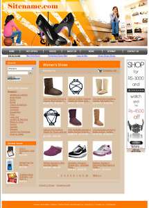 Money Making Women Shoes  Store Website for Sale  