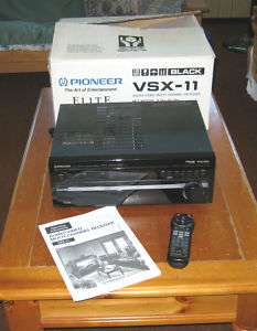Pioneer Elite VSX 11 High Power Audio Video Receiver 012562422985 