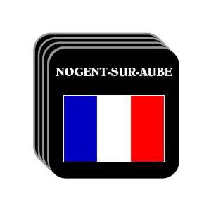 France   NOGENT SUR AUBE Set of 4 Mini Mousepad Coasters