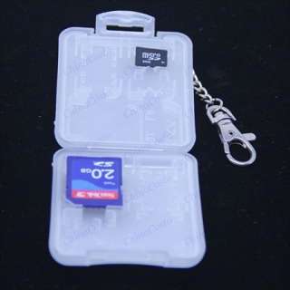 18 in 1 Plastic Memory Card Storage Case Holder MMC SD  