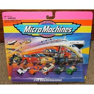  Micro Machines Volkswagens #10 Collection Toys & Games
