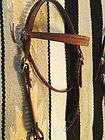 Headstall Browband Don Porath Handmade with Star Conchos Basketweave 